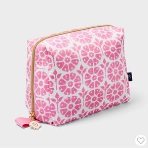 Roller Rabbit for Target Pink Printed Zip Cosmetic Pouch